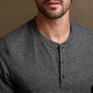 Banana Republic Factory Cozy Jersey Henley Top